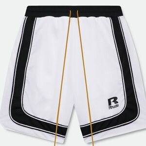 RHUDE BAGGY MESH BASKETBALL SHORTS sz L (selling matching jacket nseperate)
